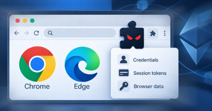 Malware bancario KREMLIN secuestra Chrome y Edge para robar credenciales