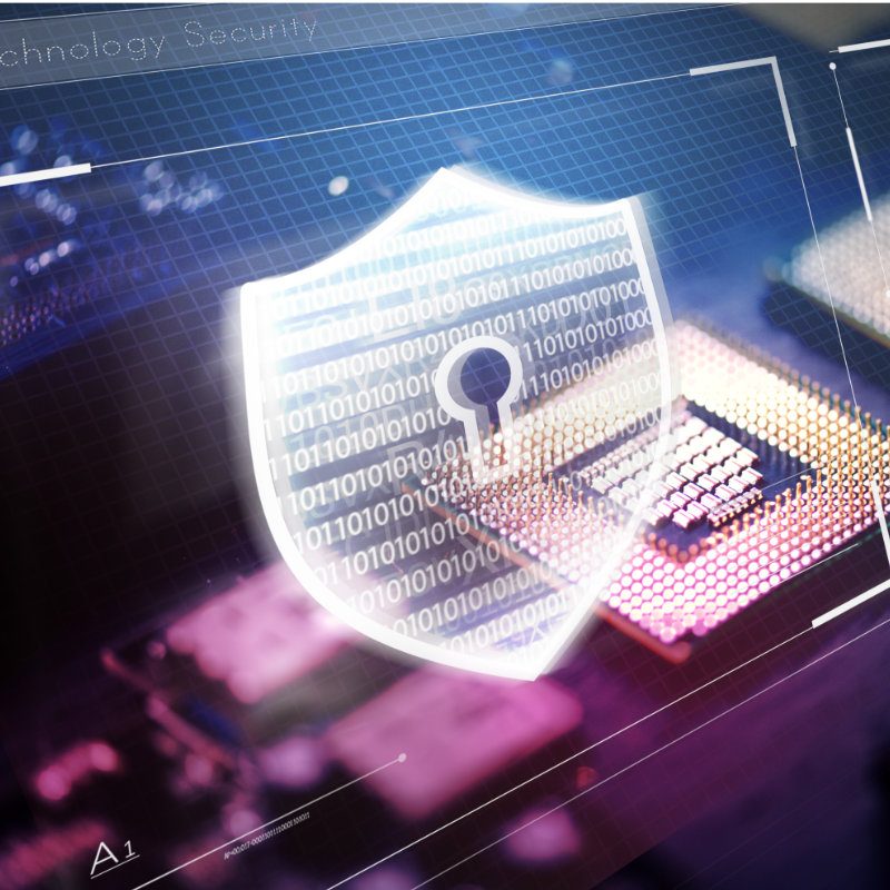 Padlock symbol for computer data protection system